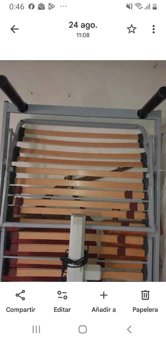 Cama articulada motorizada