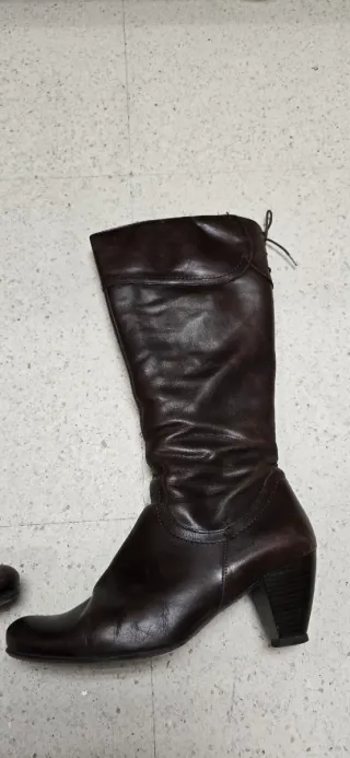 Botas mujer Tolino rojas