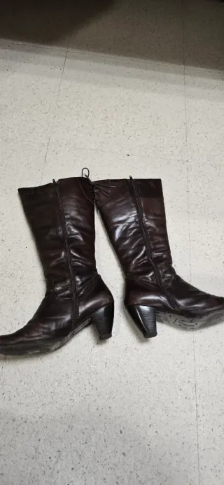 Botas mujer Tolino rojas