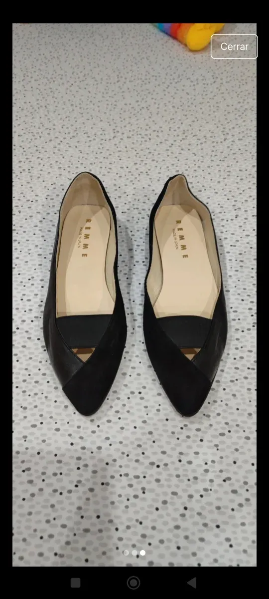 Zapatos planos REMME negros