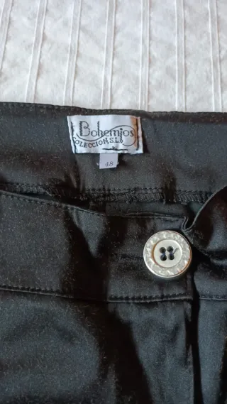 Pantalón pirata negro