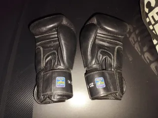Guantes de Boxeo/Muay Thai Raja Negros