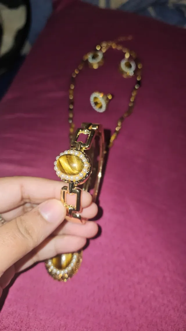 Conjunto ojo de tigre