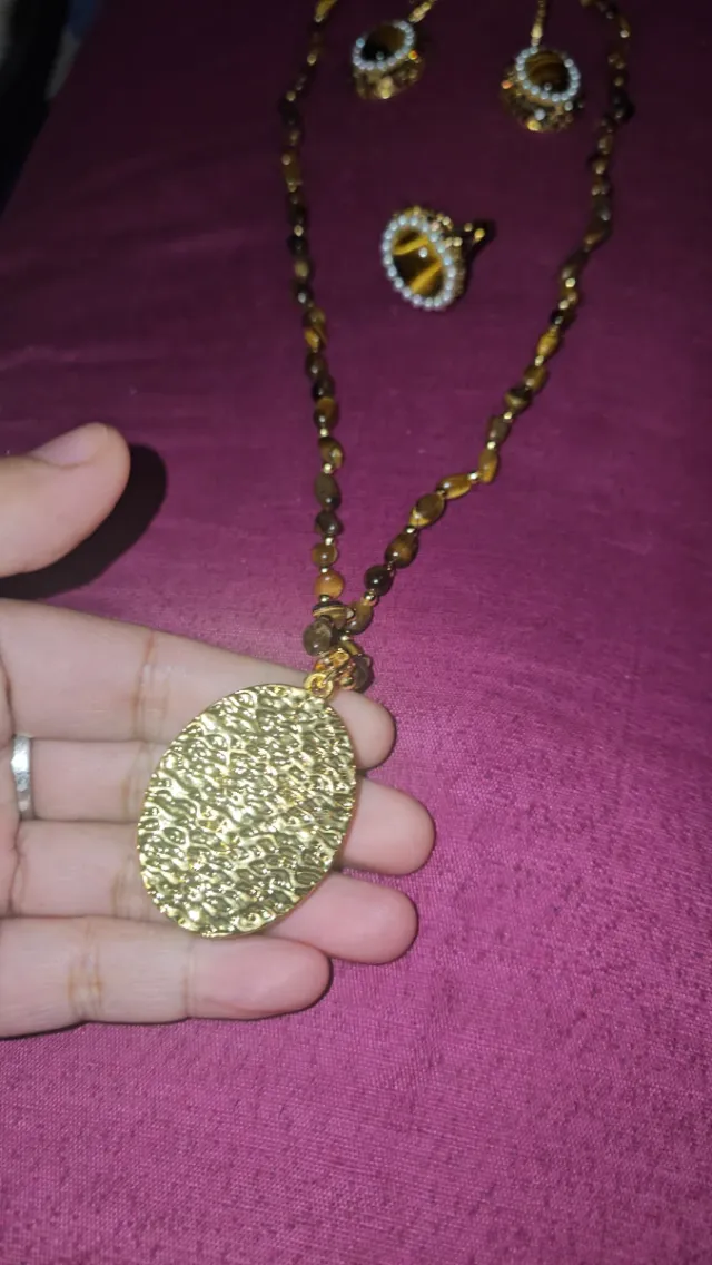 Conjunto ojo de tigre