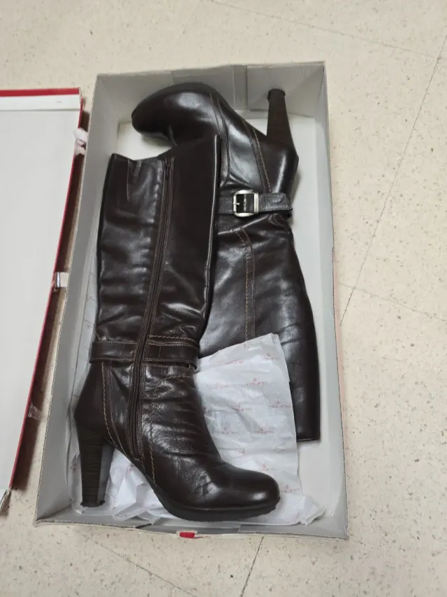 Botas mujer Tolino rojas