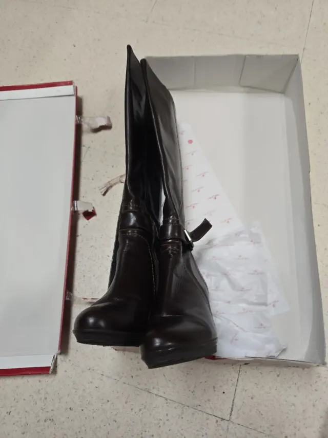 Botas mujer Tolino rojas