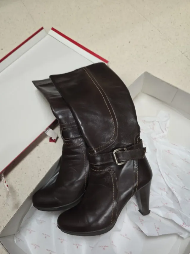 Botas mujer Tolino rojas