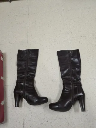 Botas mujer Tolino rojas