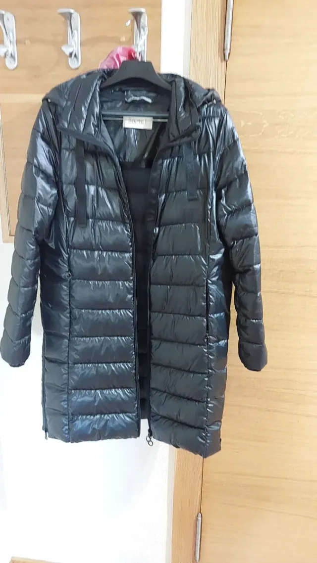 Abrigo acolchado mujer Esprit negro