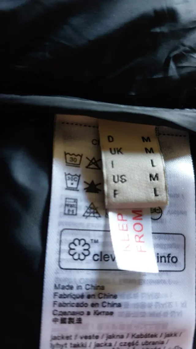 Abrigo acolchado mujer Esprit negro