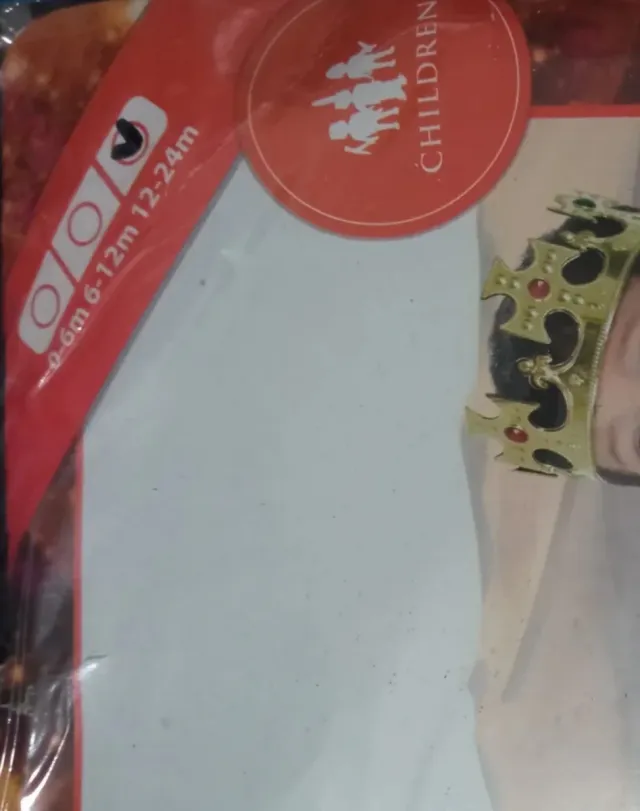 Disfraz Rey Mago Infantil 12-24 meses