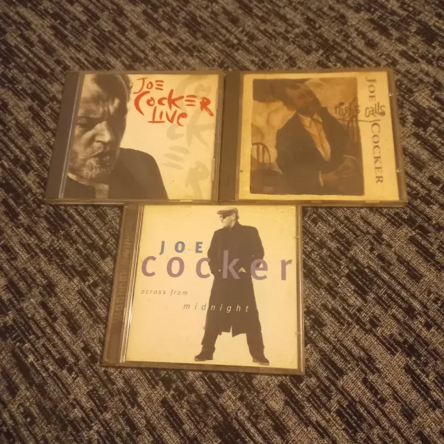 Joe Cocker CDs (Live, Night Calls, Midnight)