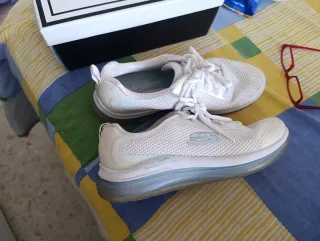 Zapatillas Skechers Blancas Mujer
