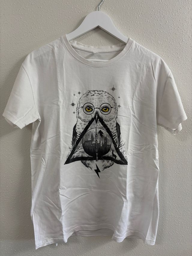 Camiseta Harry Potter Blanca Talla M