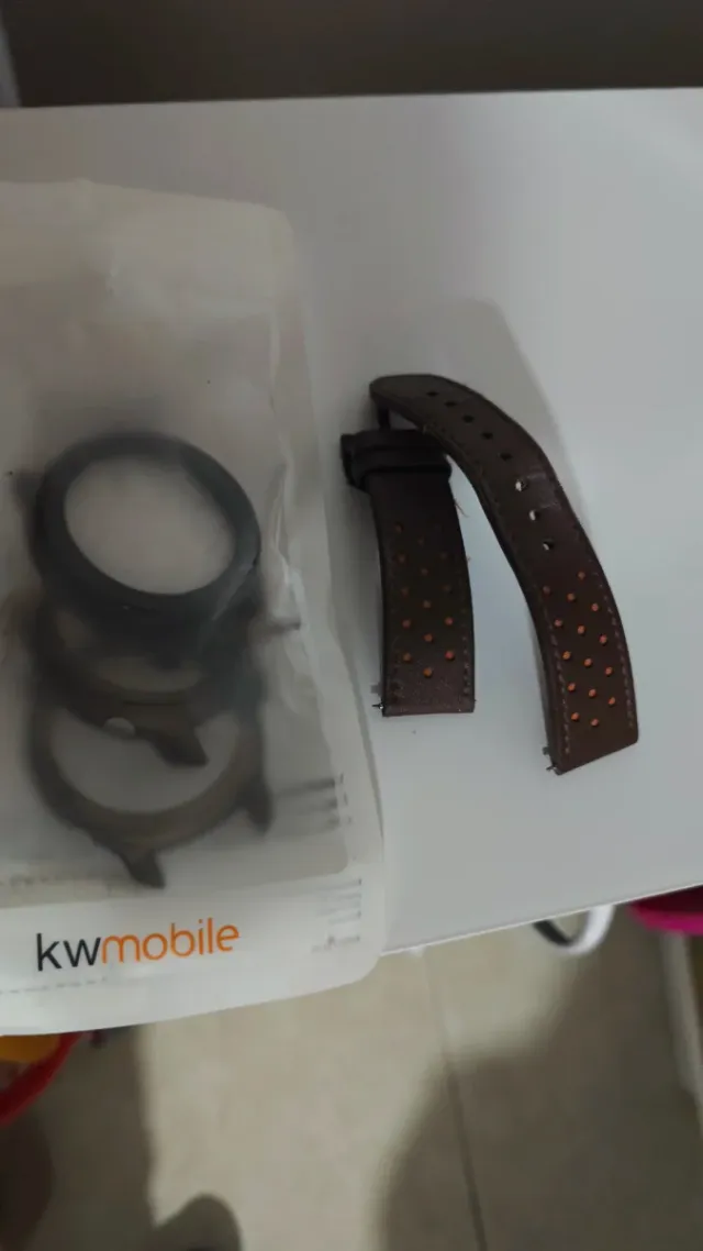 Amazfit GTR 47mm Smartwatch Plata/Marrón leer!