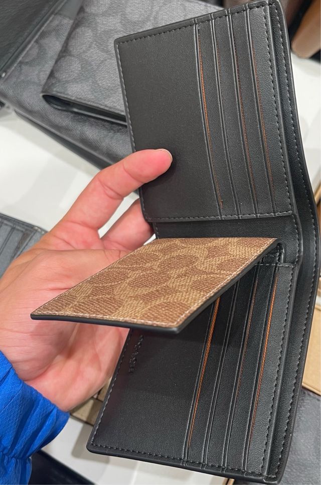 Billetera Coach con tarjetero