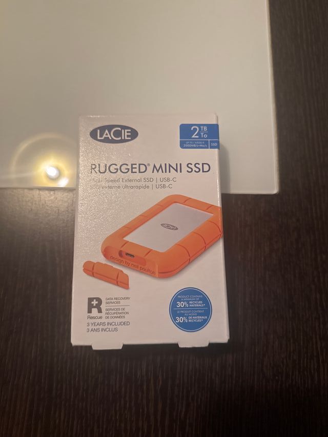 LaCie Rugged Mini SSD 2TB USB-C
