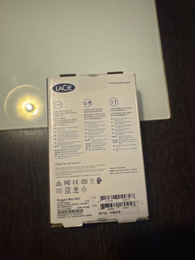 LaCie Rugged Mini SSD 2TB USB-C