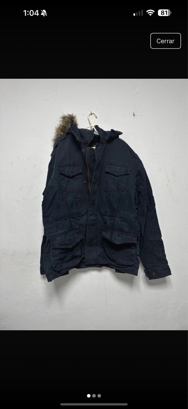 Chaqueta Scotch Negra con Capucha