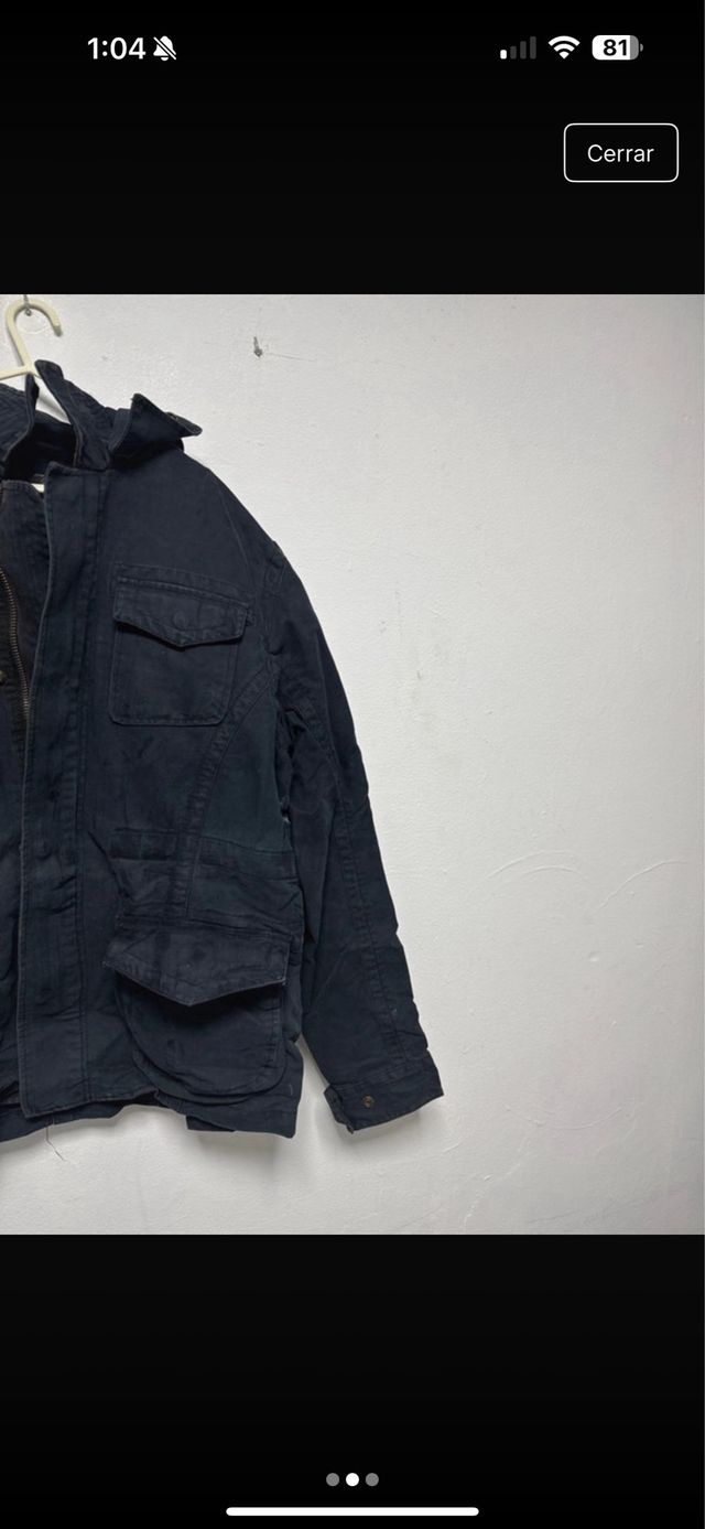 Chaqueta Scotch Negra con Capucha