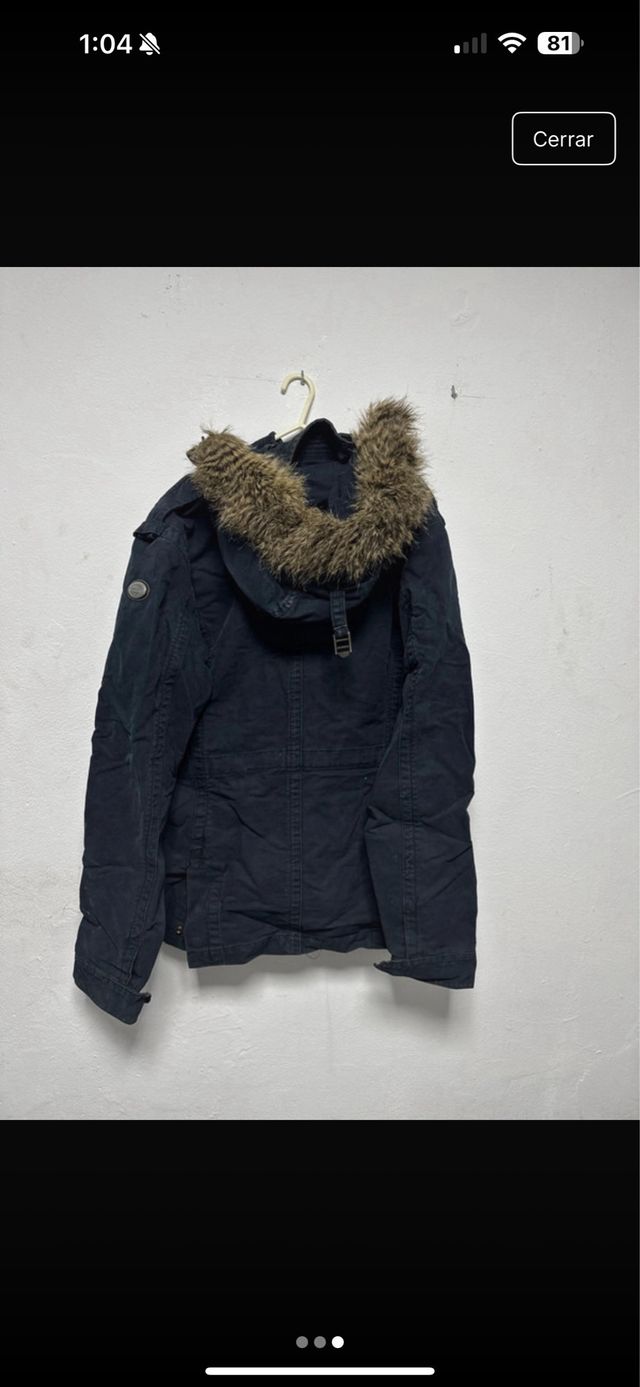 Chaqueta Scotch Negra con Capucha