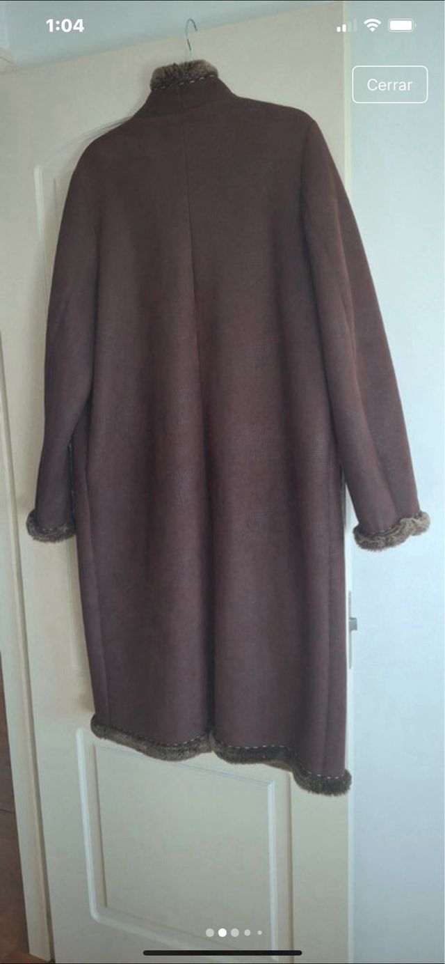 Abrigo trenka Adolfo Domínguez Marrón