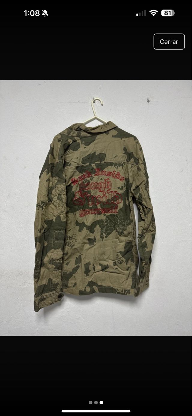 Chaqueta militar camuflaje