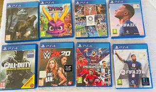 Lote 8 Giochi PS4: FIFA, Call of Duty, Spyro...