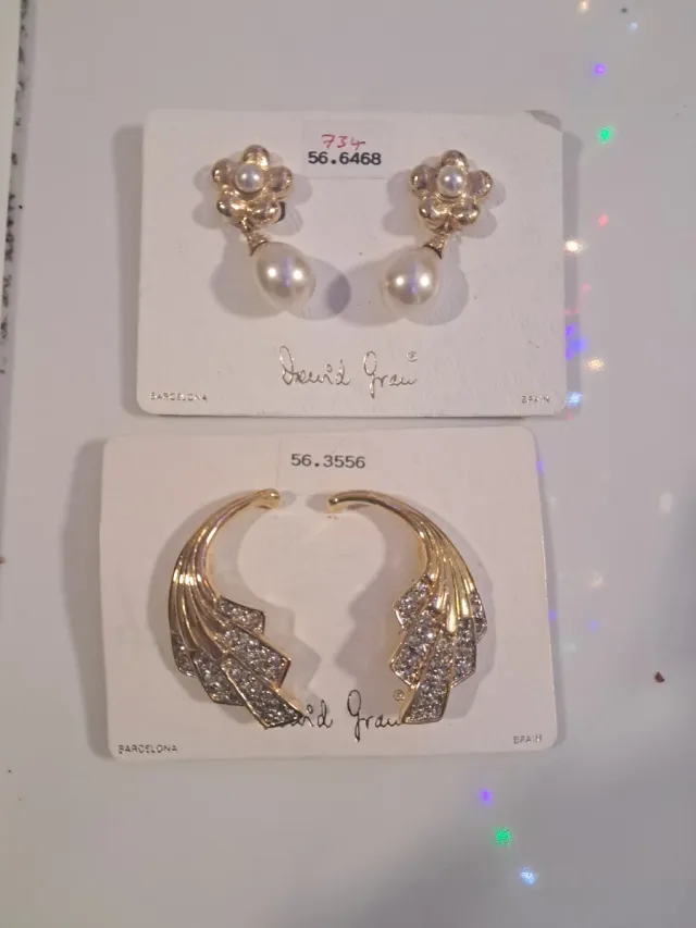 Pendientes David Graux Dorados