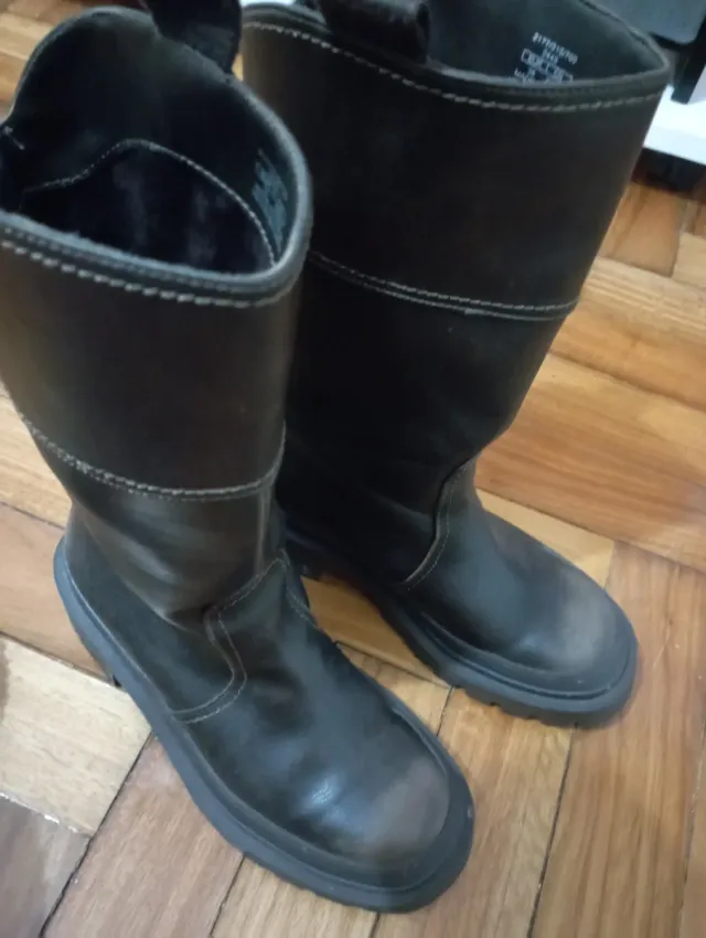 Botas de mujer altas .