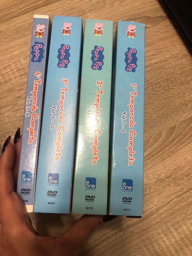 Pack DVDs Peppa Pig Temporadas de 1 a 4