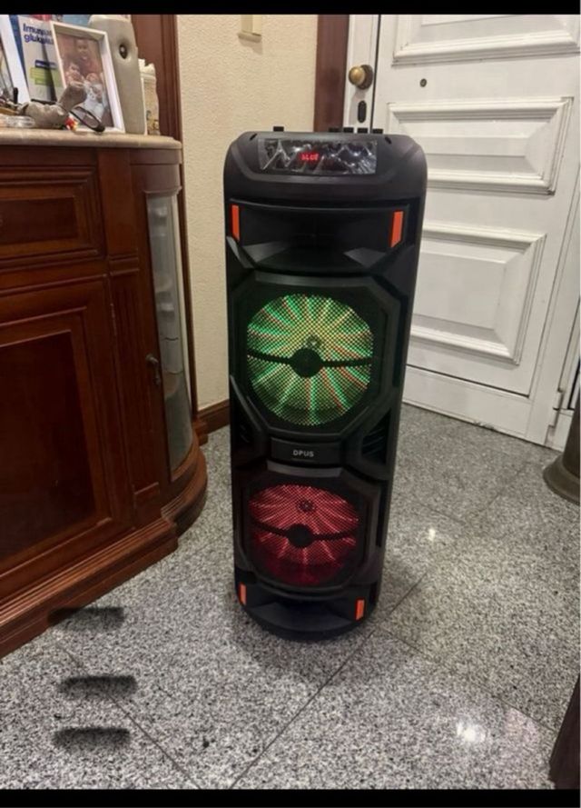 Coluna Bluetooth Karaoke OPUS