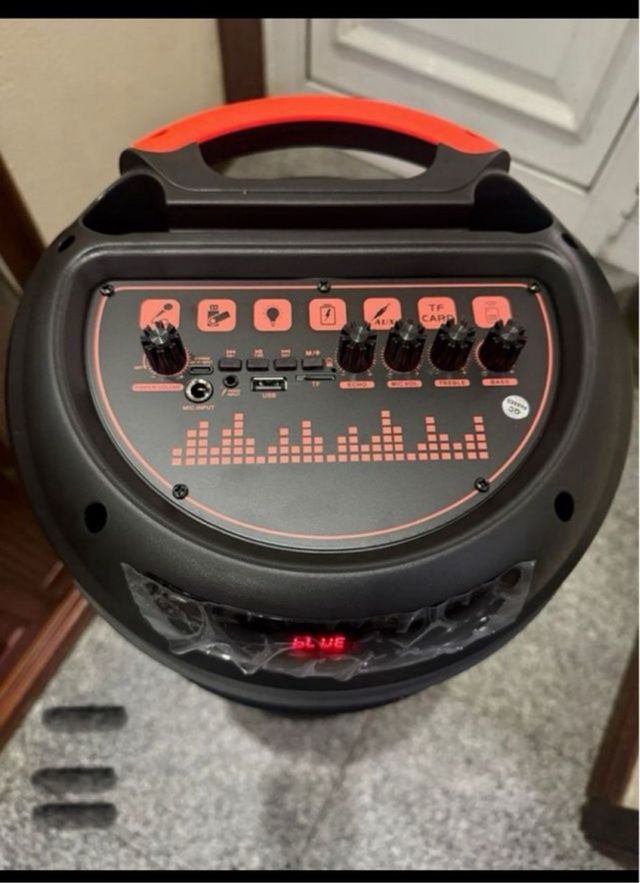 Coluna Bluetooth Karaoke OPUS