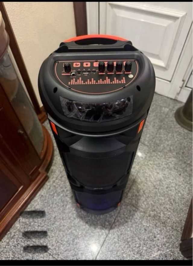 Coluna Bluetooth Karaoke OPUS