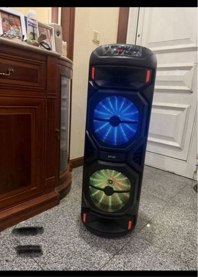 Coluna Bluetooth Karaoke OPUS