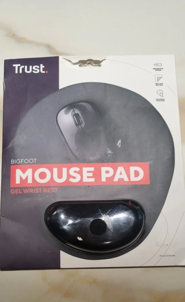 Trust Bigfoot Alfombrilla Ratón Gel Muñeca