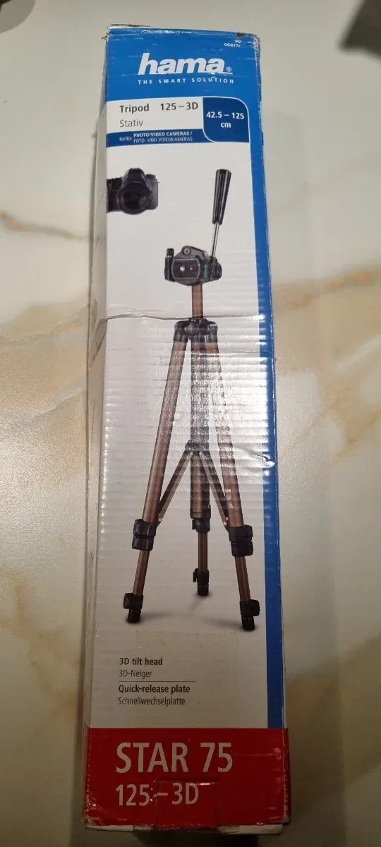 Trípode Hama STAR 75 125-3D