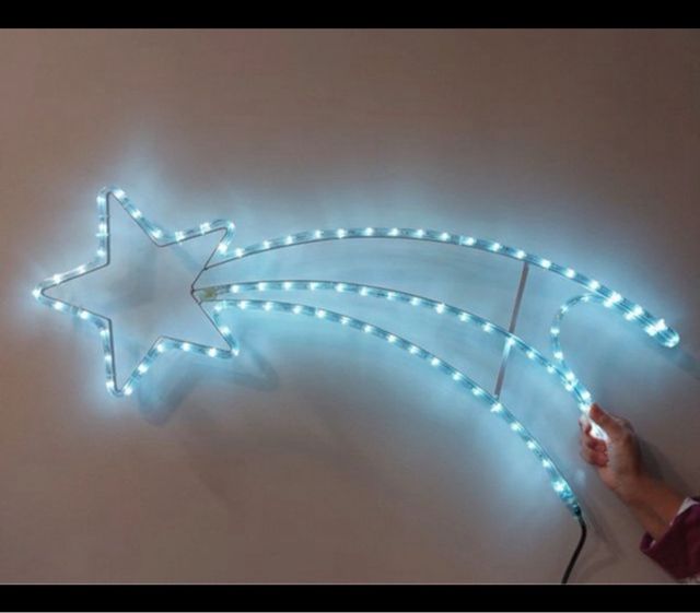 Luz LED Estrela Cadente