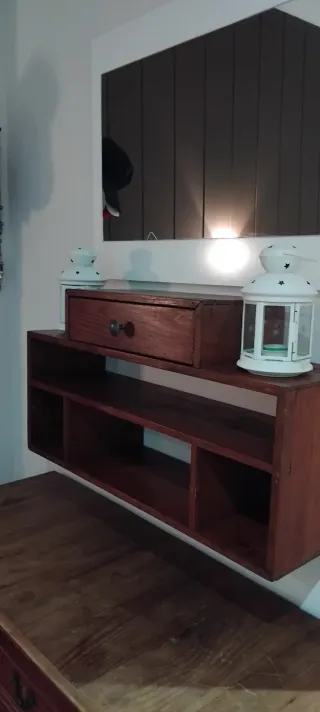 Tocador de madera restaurado