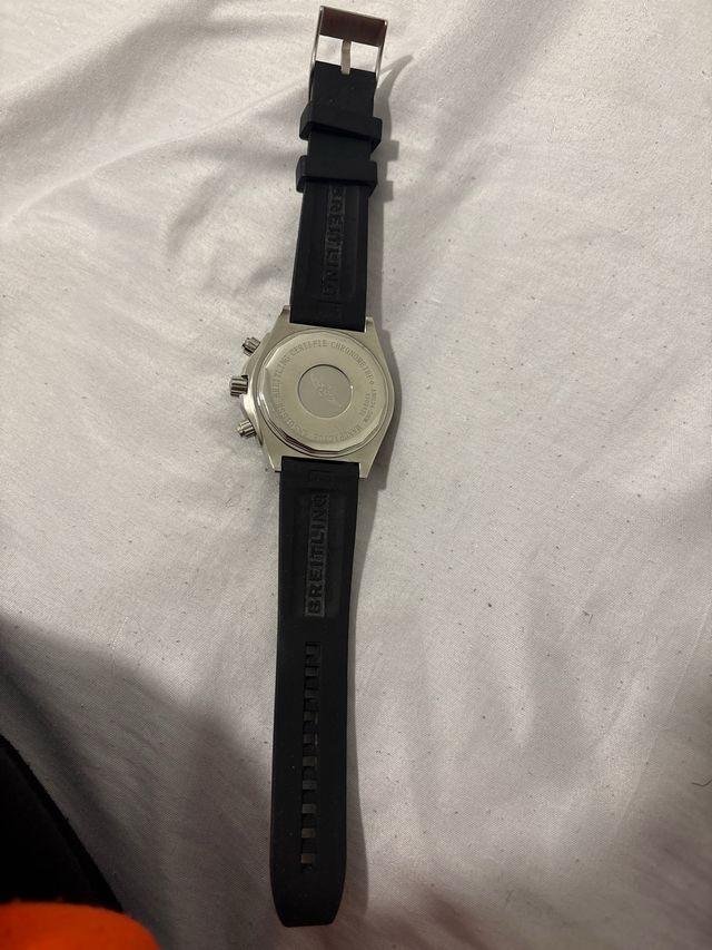 Reloj Breitling Negro y Plateado