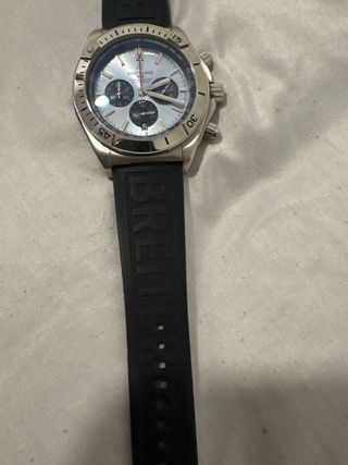 Reloj Breitling Negro y Plateado