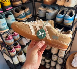 Adidas Gazelle Bad Bunny x Messi Beige