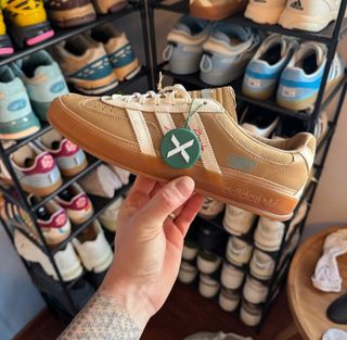 Adidas Gazelle Bad Bunny x Messi Beige