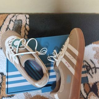 Adidas Gazelle Bad Bunny x Messi Beige