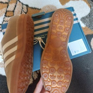 Adidas Gazelle Bad Bunny x Messi Beige