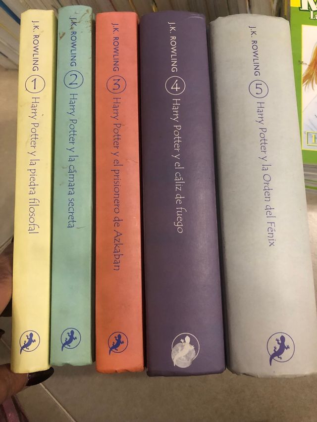 harry potter coleccion + libros del mundo de harry