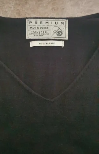 Jersey Jack & Jones Negro Talla XL Hombre