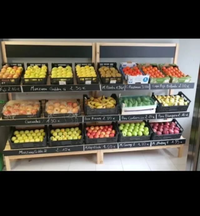 4 Estanterías Frutería Madera 