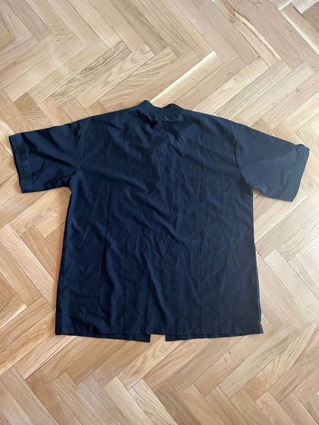 Camisa Beisbol Romwe Negra y Amarilla