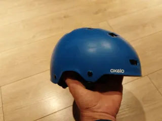 Casco Oxelo Azul Niño 52-55cm